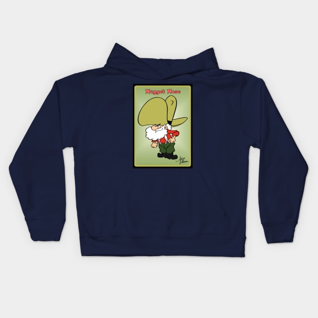 Nugget Nose Kids Hoodie by MentolBonBon